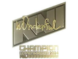 Sticker | w0nderful (Gold, Champion) | Copenhagen 2024