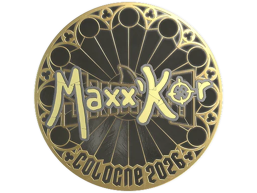 Sticker | maxxkor (Gold) | Cologne 2026