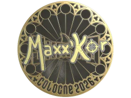 Sticker | maxxkor (Gold) | Cologne 2026
