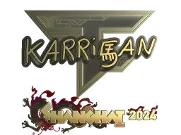 Sticker | karrigan (Gold) | Shanghai 2024