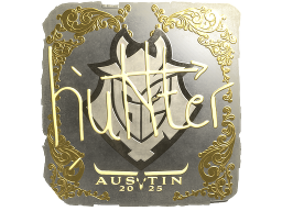 Sticker | huNter- (Gold) | Austin 2025