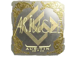 Sticker | Ariucle (Gold) | Austin 2025