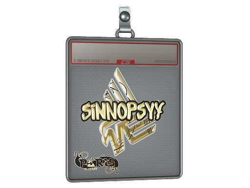 Sticker Slab | sinnopsyy (Gold) | Paris 2023