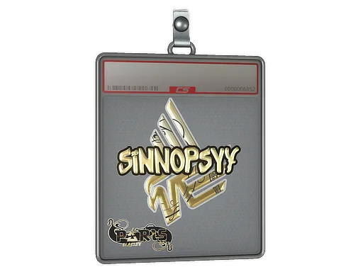 Sticker Slab | sinnopsyy (Gold) | Paris 2023