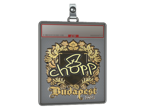Sticker Slab | chopper (Gold) | Budapest 2025