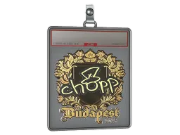 Sticker Slab | chopper (Gold) | Budapest 2025