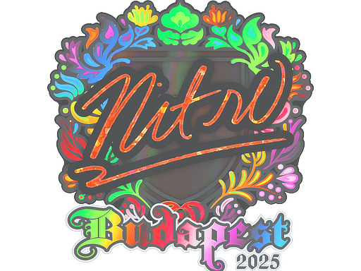 Sticker | nitr0 (Holo) | Budapest 2025