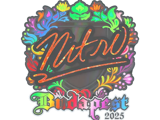 Sticker | nitr0 (Holo) | Budapest 2025