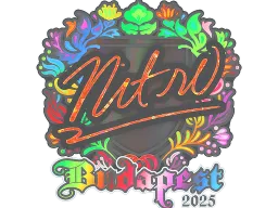 Sticker | nitr0 (Holo) | Budapest 2025