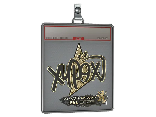 Sticker Slab | Xyp9x (Gold) | Antwerp 2022