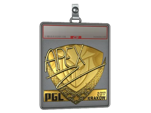 Sticker Slab | apEX (Gold) | Krakow 2017