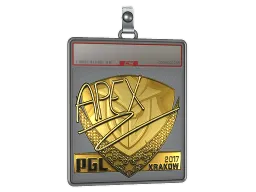 Sticker Slab | apEX (Gold) | Krakow 2017
