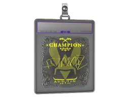 Sticker Slab | FlameZ (Foil, Champion) | Austin 2025