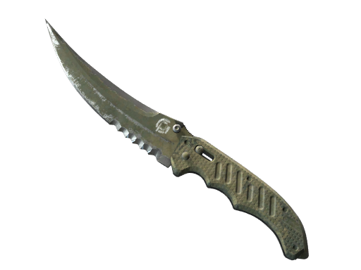 ★ StatTrak™ Flip Knife | Safari Mesh (Battle-Scarred)