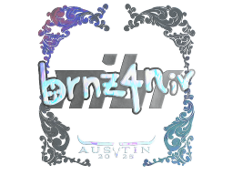 Sticker | brnz4n (Holo) | Austin 2025