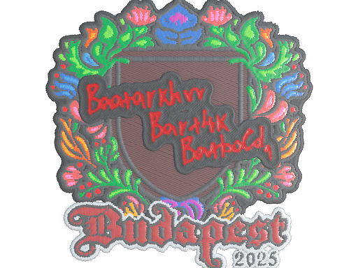 Sticker | Bart4k (Embroidered) | Budapest 2025