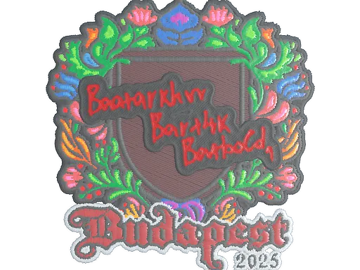 Sticker | Bart4k (Embroidered) | Budapest 2025
