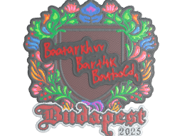 Sticker | Bart4k (Embroidered) | Budapest 2025