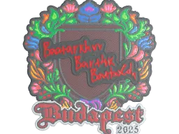 Sticker | Bart4k (Embroidered) | Budapest 2025