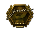 Sticker | gade (Gold) | London 2018 skin