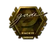 Sticker | gade (Gold) | London 2018 CS2 skin