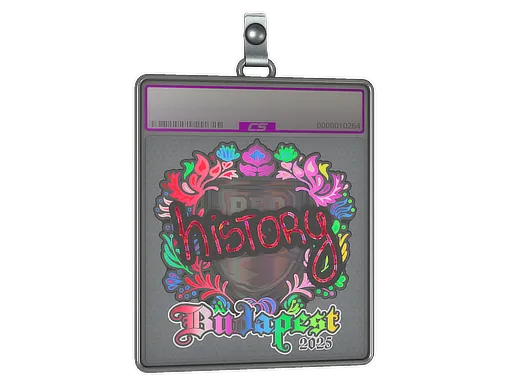 Sticker Slab | History (Holo) | Budapest 2025