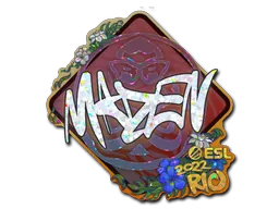 Sticker | maden (Glitter) | Rio 2022