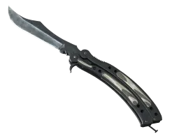 ★ StatTrak™ Butterfly Knife | Black Laminate (Factory New)