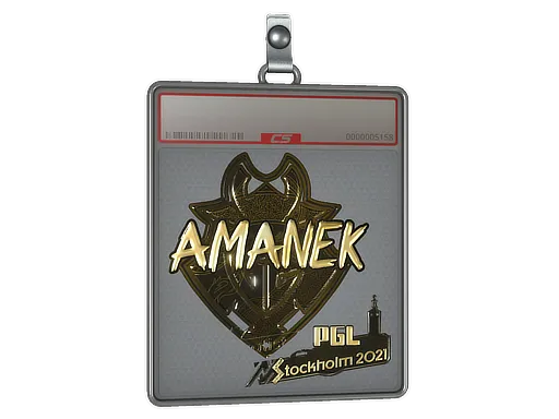 Sticker Slab | AMANEK (Gold) | Stockholm 2021