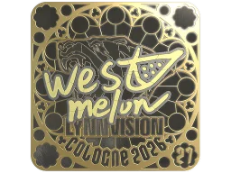 Sticker | westmelon (Gold, Ranked) | Cologne 2026