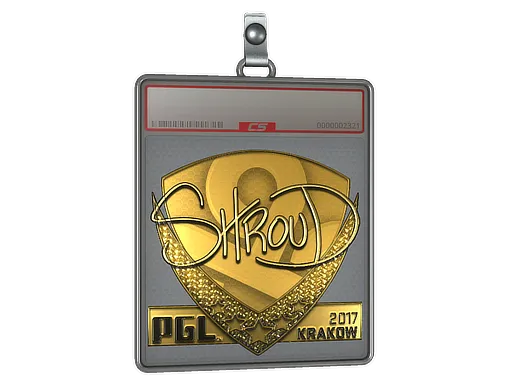Sticker Slab | shroud (Gold) | Krakow 2017