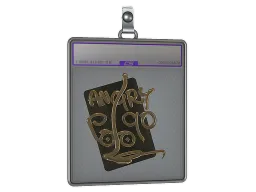 Sticker Slab | Hello P90 (Gold)