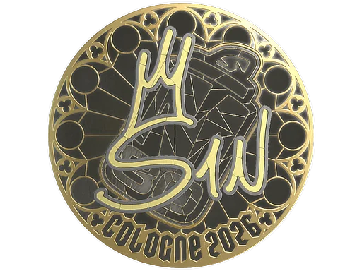 Sticker | s1n (Gold) | Cologne 2026