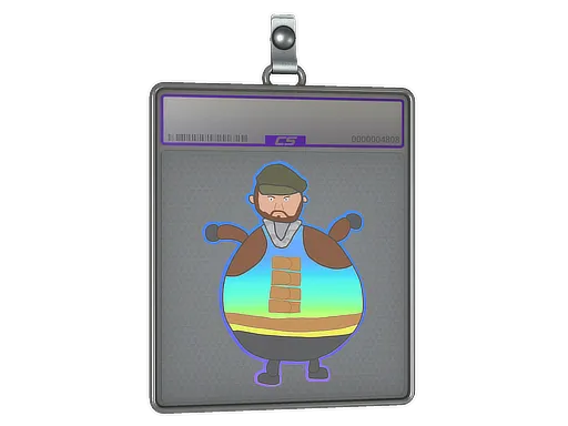 Sticker Slab | Poorly Drawn Balkan (Holo)