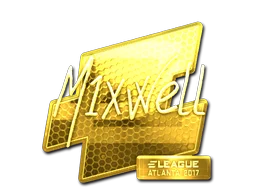 Sticker | mixwell (Gold) | Atlanta 2017