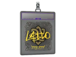 Sticker Slab | latto (Foil) | Austin 2025