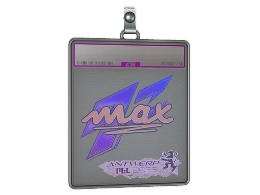 Sticker Slab | max (Holo) | Antwerp 2022