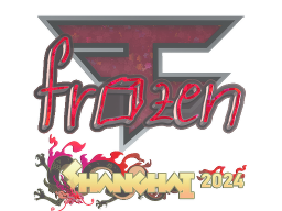 Sticker | frozen (Glitter) | Shanghai 2024