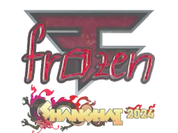 Sticker | frozen (Glitter) | Shanghai 2024