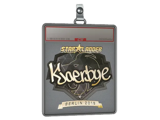 Sticker Slab | Kjaerbye (Gold) | Berlin 2019