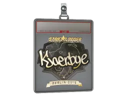 Sticker Slab | Kjaerbye (Gold) | Berlin 2019