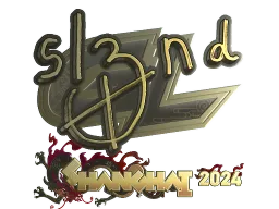 Sticker | sl3nd (Gold) | Shanghai 2024