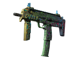 MP7 | Neon Ply (Battle-Scarred)