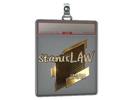 Sticker Slab | stanislaw (Gold) | Boston 2018
