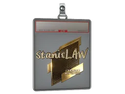 Sticker Slab | stanislaw (Gold) | Boston 2018