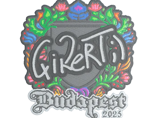 Sticker | qikert (Embroidered) | Budapest 2025