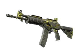 Galil AR | Acid Dart (Battle-Scarred)