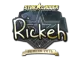 Sticker | Rickeh (Gold) | Berlin 2019 CS2 skin