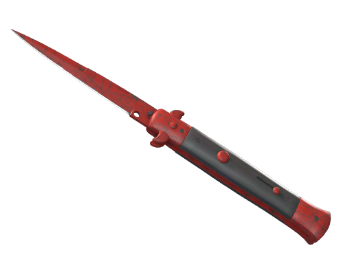 ★ StatTrak™ Stiletto Knife | Crimson Web (Minimal Wear)