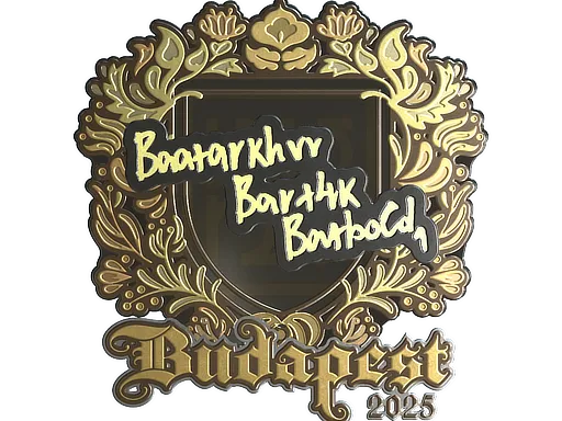 Sticker | Bart4k (Gold) | Budapest 2025